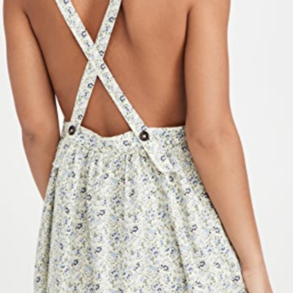 Free People Petunia Sleeveless Minidress In Tea Combo - Picture 3 of 10